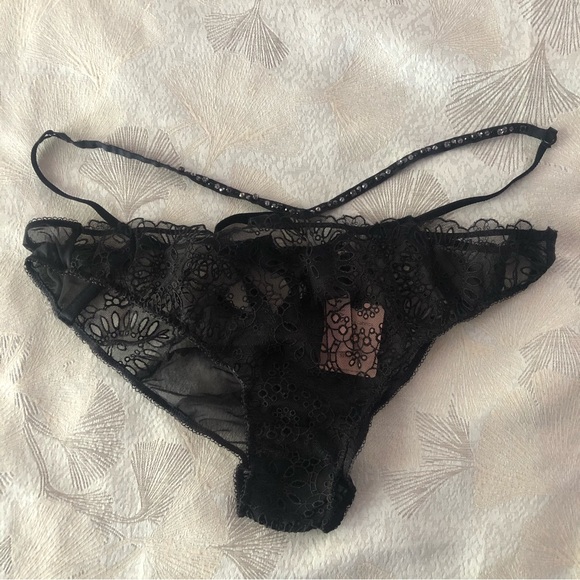Victorias Secret Designer Collection Fashion Show crystal panty L New - Picture 1 of 9